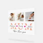 Personalisierte Muttergeschenke|Geburtstagsgeschen Acrylschild (Winkel)
