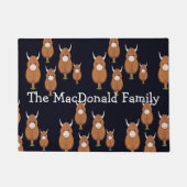 Personalisierte Mutterkuh Fußmatte (Vorderseite)