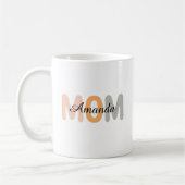 Personalisierte Mutternährwertinformationen Name & Kaffeetasse (Links)