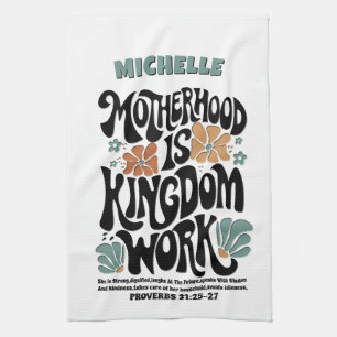 Personalisierte Mutterschaft ist Königreichsarbeit Geschirrtuch