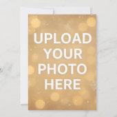 Personalisierte Muttertags-Karte Einladung (Rückseite)