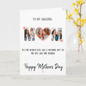 Personalisierte Muttertags-Karte Karte (Gelbe Blume)