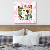 Personalisierte Muttertagsfotografie Leinwanddruck (Insitu (Schlafzimmer))
