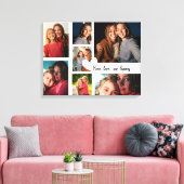 Personalisierte Muttertagsfotografie Leinwanddruck (Insitu (Wohnzimmer))
