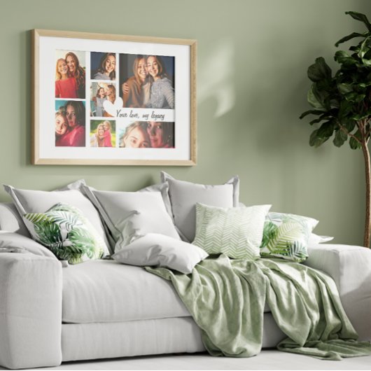 Personalisierte Muttertagsfotografie Poster