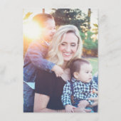 Personalisierte Muttertagskarte Feiertagskarte (Rückseite)