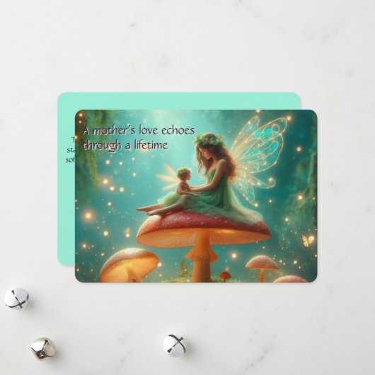 Personalisierte Muttertagskarte Feiertagskarte (Vorderseite/Rückseite Beispiel)