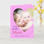 Personalisierte Muttertagskarte Karte (Gelbe Blume)