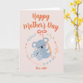 Personalisierte Muttertagskarte Karte (Gelbe Blume)