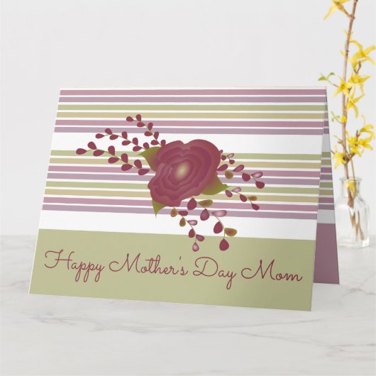 Personalisierte Muttertagskarte Karte (Gelbe Blume)