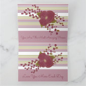 Personalisierte Muttertagskarte Karte (Innenseite)