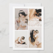 Personalisierte Muttertagskarte mit Foto Einladung (Rückseite)