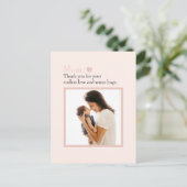 Personalisierte Muttertagskarte mit Foto Feiertagspostkarte (Stehend Vorderseite)