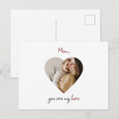 Personalisierte Muttertagskarte Postkarte (Vorne/Hinten)