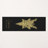 Personalisierte mystische "Name's Sacred Space" Yo Yogamatte (Vorderseite (Horizontal))