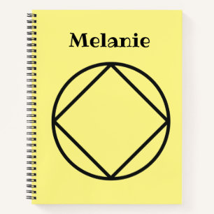 Personalisierte NA-Geschenke mit beliebigen Namen, Notizblock