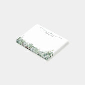 Personalisierte nachfolgende Hinweise Post-it Klebezettel (angewinkelt)