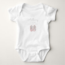 Personalisierte Nachname Ankündigung Baby Girl Sho