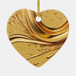 Personalisierte Nachricht Farbiges Herzgeschenk "G Keramik Ornament