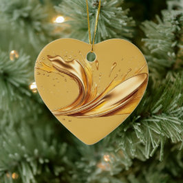 Personalisierte Nachricht Farbiges Herzgeschenk "G Keramik Ornament