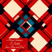 Personalisierte Nachricht über die Weihnachtsgeome Geschenkpapier