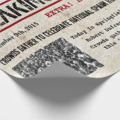 Personalisierte Nachrichten zum Geburtstag Geschenkpapier (Ecke)