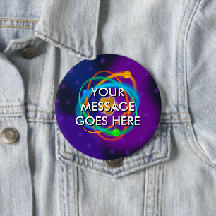 Personalisierte Nachrichtenatomstruktur Button