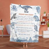 Personalisierte Nachrichtenblanket, perfektes Gesc Fleecedecke