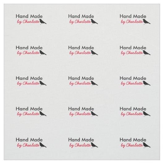 Personalisierte Nähetiketten für Cut und Nähen Stoff (Muster)