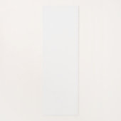 Personalisierte Namaste Script Typografie Yogamatte (Rückseite)