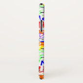 Personalisierte Name-Collage bunt Case-Mate iPhone Hülle (Hinten/Rechts)