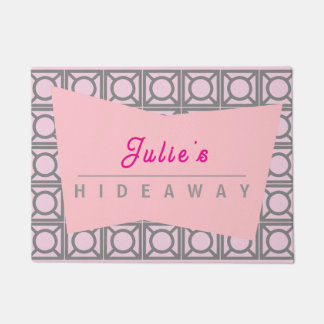 Personalisierte Name Hideaway MCM Türmatte