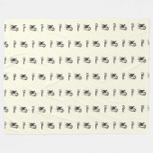 Personalisierte Name mit Bernedoodle-Fleece-Decke Fleecedecke (Vorderseite (Horizontal))