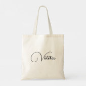 Personalisierte Name-Tasche Tragetasche (Rückseite)