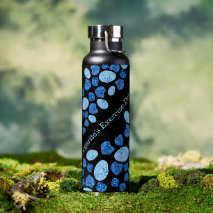 Personalisierte Named Shades of Blues Trinkflasche