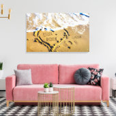 Personalisierte Namen des tropischen Strandes im S Leinwanddruck (Insitu (Wohnzimmer))