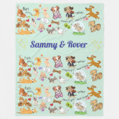 Personalisierte Namen für Sie oder Ihr Kind Fleecedecke (Vorderseite)