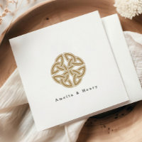 Personalisierte Namen Irish Celtic Knot Gold Weddi