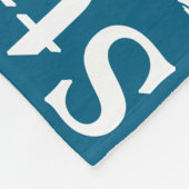 Personalisierte Namen oder Worte Beste Wünsche Fle Fleecedecke (Ecke)