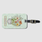 Personalisierte Namen Positive Gedanken Inspiratio Gepäckanhänger (Vorderseite (Horizontal))