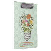 Personalisierte Namen Positive Gedanken Inspiratio Klemmbrett (Rechts)