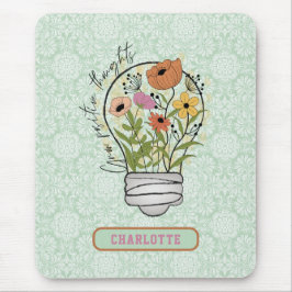 Personalisierte Namen Positive Gedanken Inspiratio Mousepad