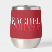 Personalisierte Namen Rotes Monochrom (Vorderseite)