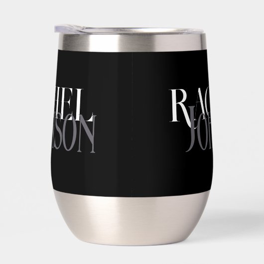 Personalisierte Namen Schwarz Grau (Rechts)