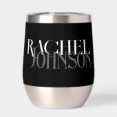 Personalisierte Namen Schwarz Grau (Rückseite)