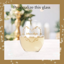 Personalisierte Namen von Paaren Elegantes Erinner