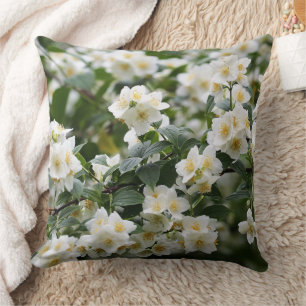 Personalisierte Namens-Jasmin-Blumen-Wurfkissen Kissen