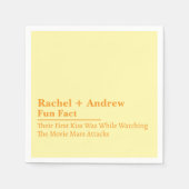 Personalisierte Namens Stylische Lustige Fakten Ho Serviette (Vorderseite)