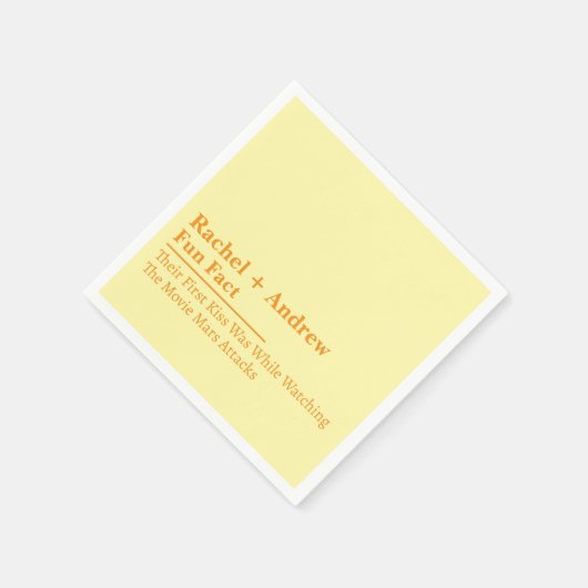 Personalisierte Namens Stylische Lustige Fakten Ho Serviette (Ecke)