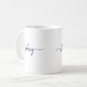 Personalisierte Namens-Tasse Kaffeetasse (Vorderseite Links)